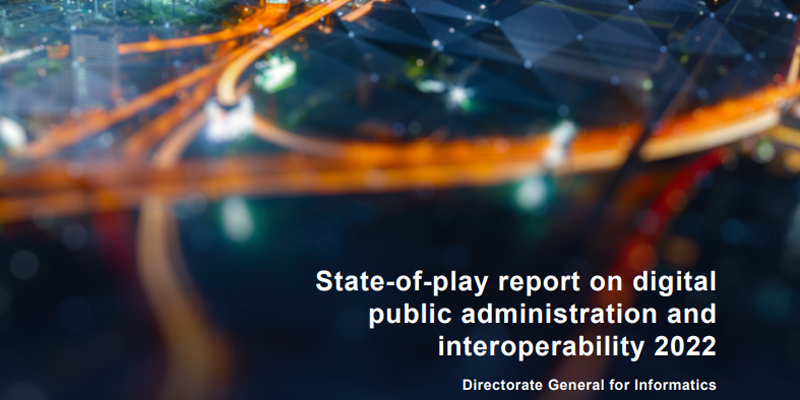 informe de situación sobre la administración electrónica y la interoperabilidad de 2022