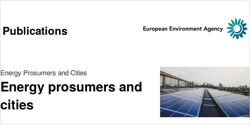 Las ciudades europeas ofrecen oportunidades para los prosumidores de energías renovables, según la AEMA