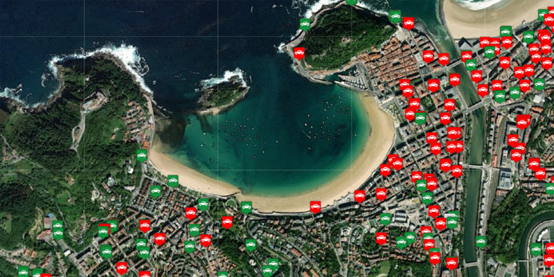 San Sebastián gestionará las plazas de parking para personas con movilidad reducida mediante sensores