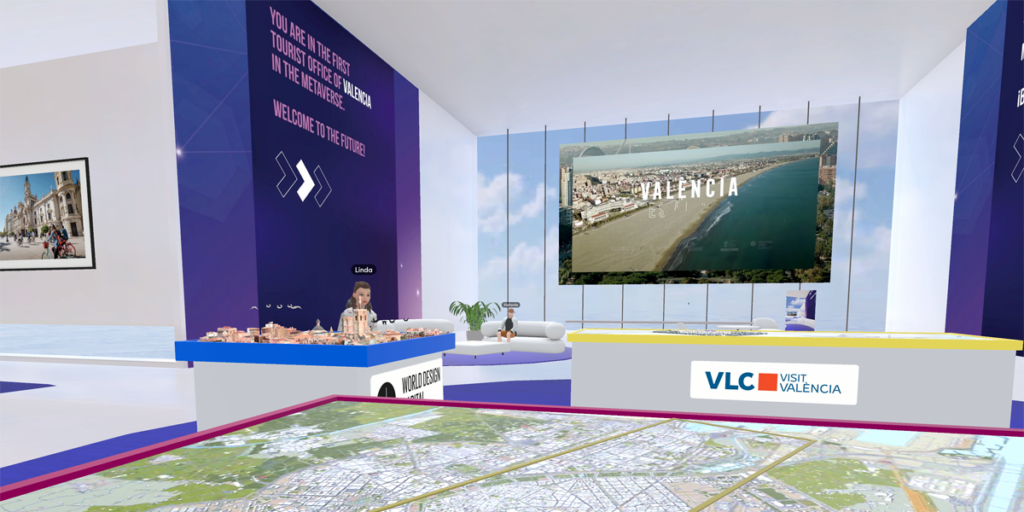 Investigadores de la UPV desarrollan una oficina de turismo virtual de la ciudad de Valencia en el metaverso