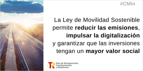 Luz verde al proyecto de Ley de Movilidad Sostenible para digitalizar y descarbonizar el transporte