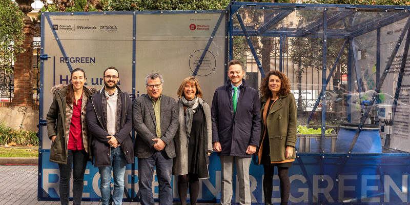 El piloto de huerto urbano Regreen llega a Barcelona para demostrar el potencial del agua regenerada