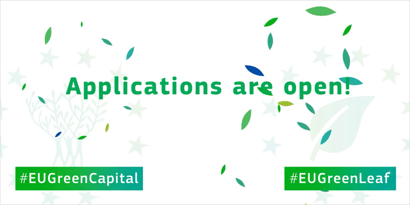 Abierto el plazo para participar en los premios Capital Verde Europea y European Green Leaf 2025