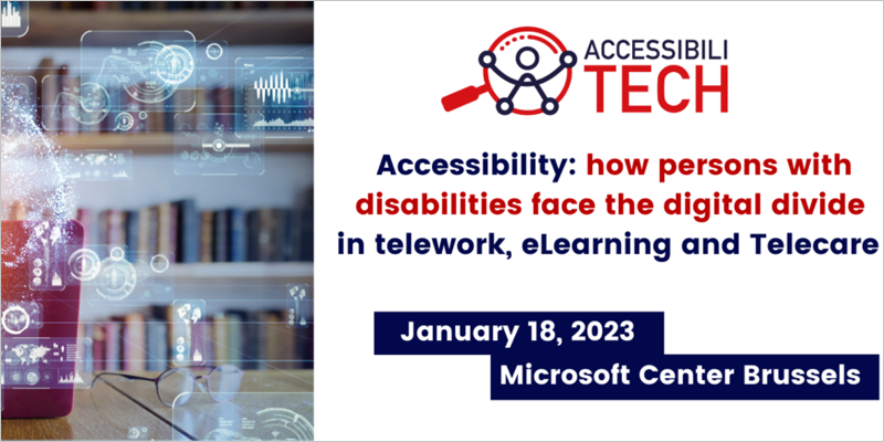 Conferencia final del proyecto Accessibilitech sobre la brecha digital que afecta a las personas con discapacidad