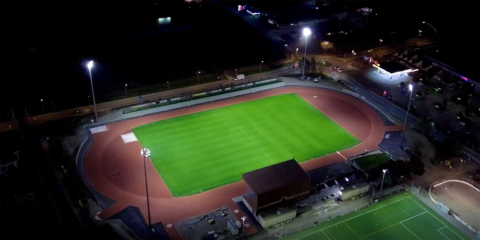 Soluciones de iluminación deportiva de Schréder para un mayor control y ahorro energético