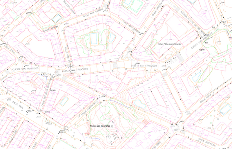 información cartográfica municipal de Las Rozas