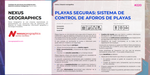 Nexus Geographics aparece en el catálogo de soluciones tecnológicas para DTI 2023 de Segittur