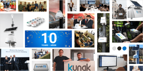 Kunak cumple diez años innovando en la monitorización de la calidad del aire