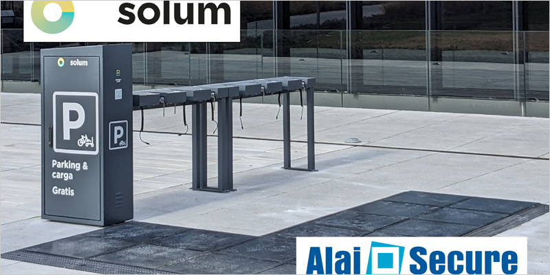 Solum incorpora la SIM Global de Alai Secure a sus estaciones de recarga para vehículos de movilidad personal