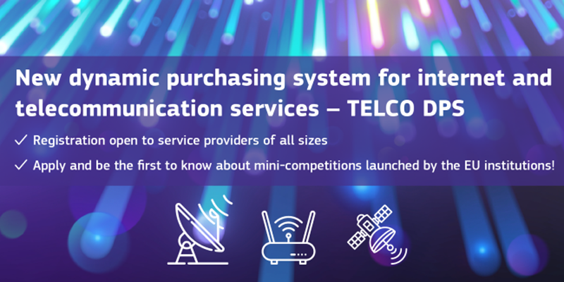 La Comisión Europea lanza un sistema electrónico de compra para servicios de Internet y telecomunicaciones