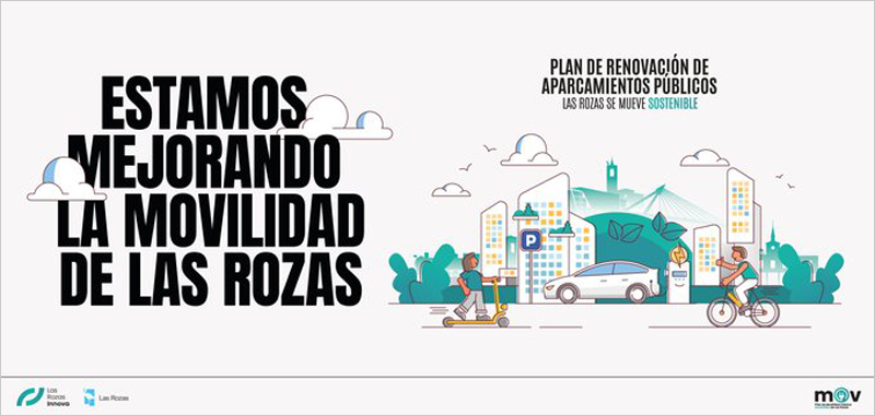 plan de renovación de los aparcamientos públicos de Las Rozas