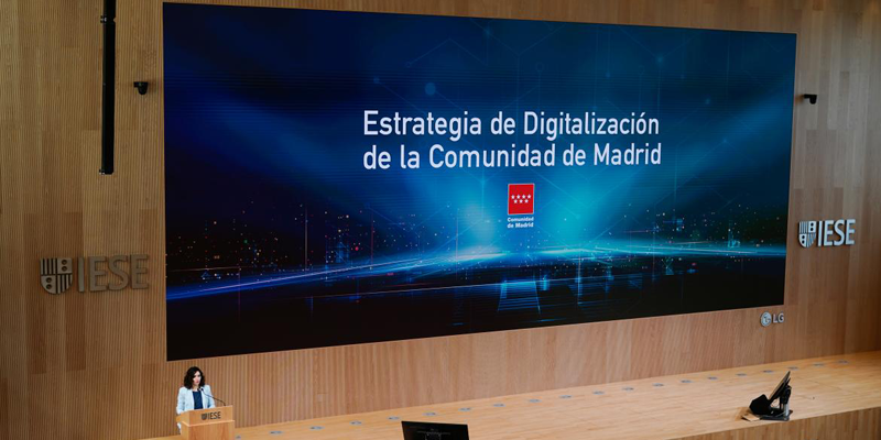 La Comunidad de Madrid presenta los diez ejes de su Estrategia de Digitalización