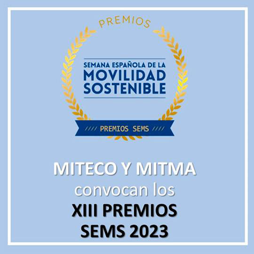 Convocatoria de los Premios de la Semana Española de la Movilidad Sostenible 2023