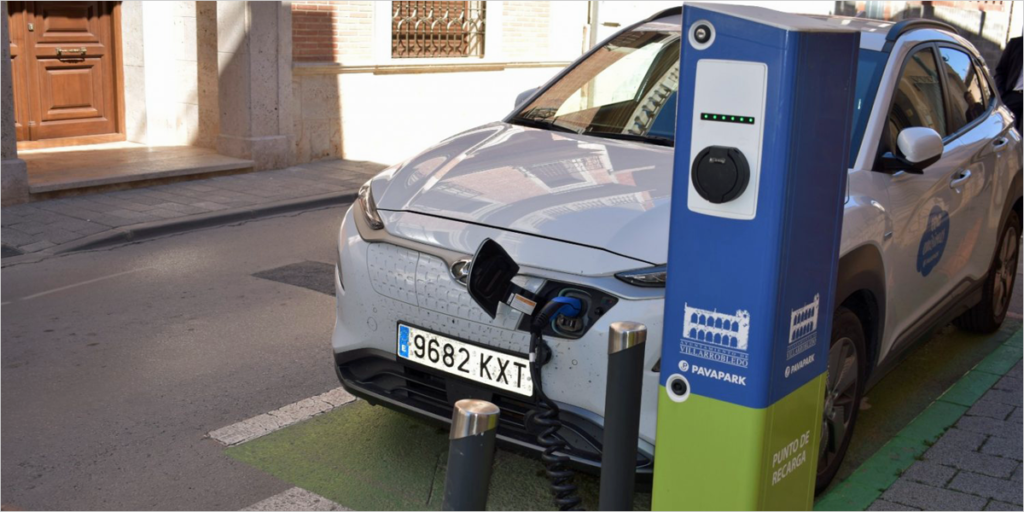 Pavapark instala un punto de recarga para vehículos eléctricos en Villarrobledo