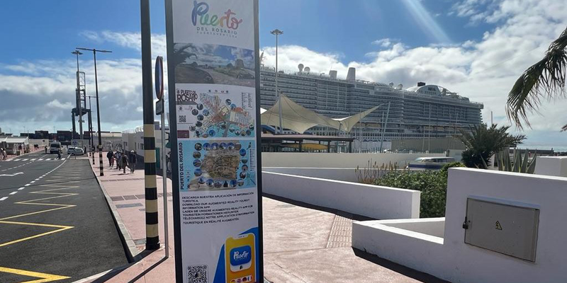 Los nuevos tótems de Puerto del Rosario dan acceso a la oficina virtual de turismo