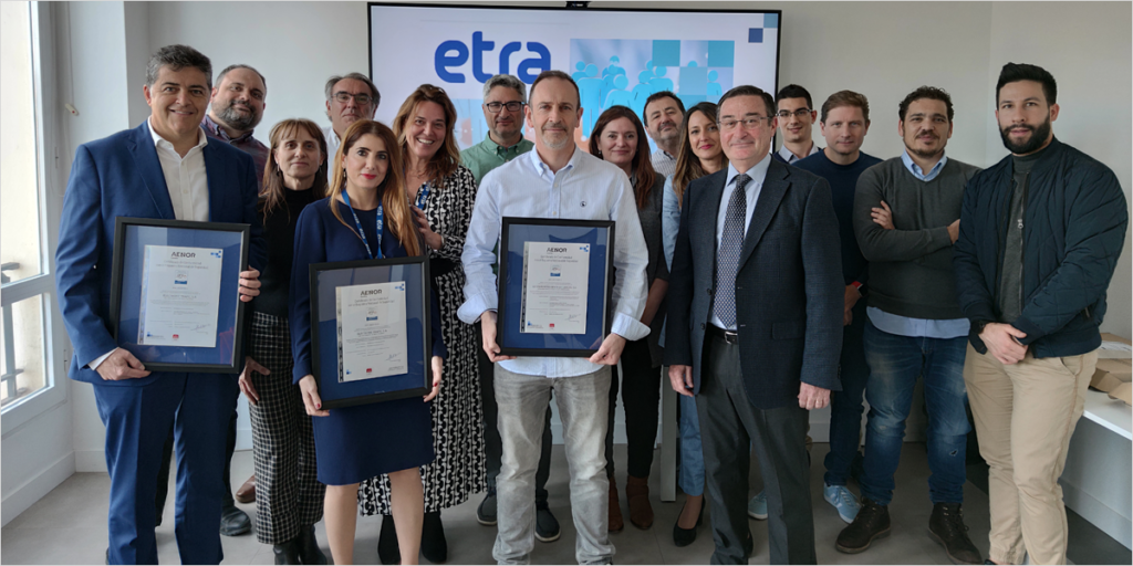 Grupo ETRA recibe el certificado del nuevo Esquema Nacional de Seguridad