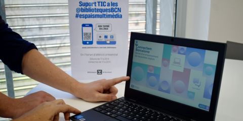 La iniciativa de inclusión digital ‘Connectem Barcelona’ se extiende al barrio de la Trinitat Vella