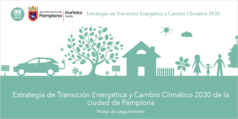 Nueva plataforma digital sobre el estado de la Estrategia de Transición Energética y Cambio Climático de Pamplona 