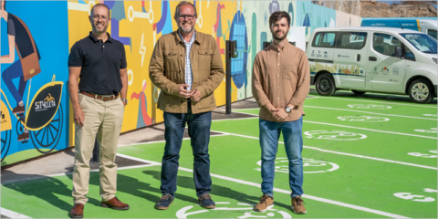 Las Palmas de Gran Canaria instala 17 nuevos puntos de recarga de VE en un aparcamiento intermodal