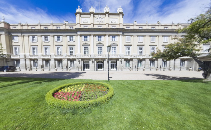 visita virtual al Palacio de Liria de Madrid