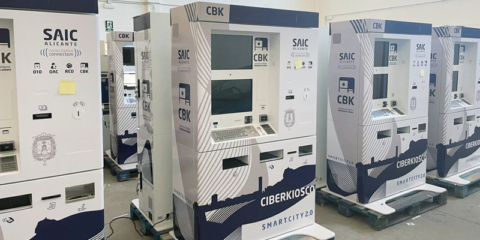 Comienza la instalación de 15 ciberkioscos de Sepalo para facilitar los trámites municipales en Alicante