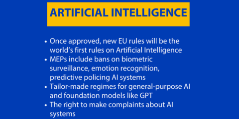 Propuesta del Parlamento Europeo para regular los sistemas de inteligencia artificial