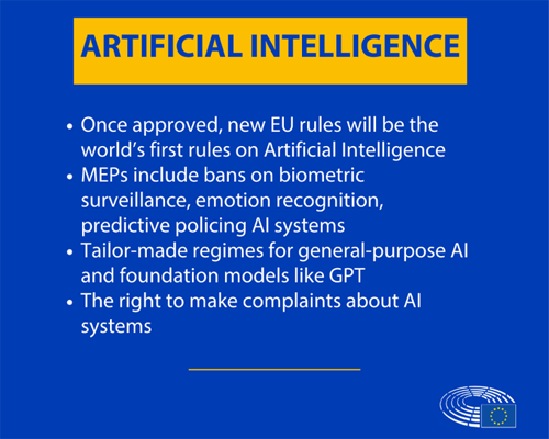 Propuesta del Parlamento Europeo para regular los sistemas de inteligencia artificial