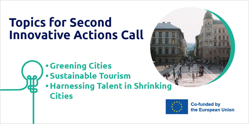 Segunda convocatoria de propuestas de acciones innovadoras de la Iniciativa Urbana Europea