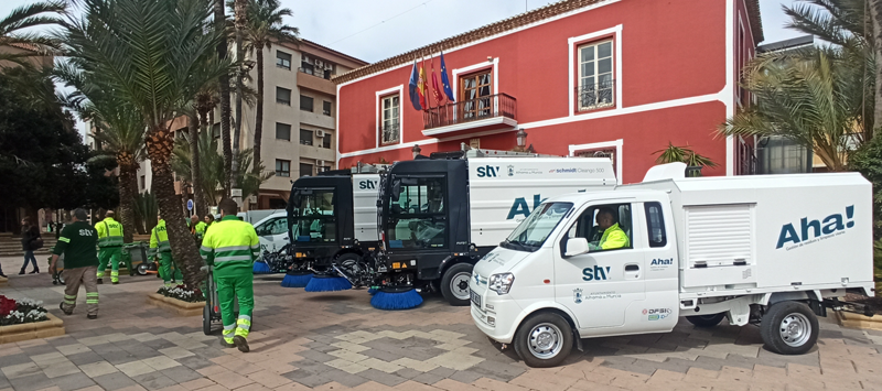 digitalización de la flota de recogida de residuos y limpieza viaria de Alhama de Murcia