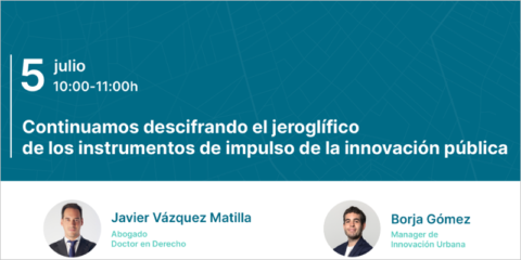 TECH friendly organiza un webinar sobre los instrumentos de impulso de la innovación pública
