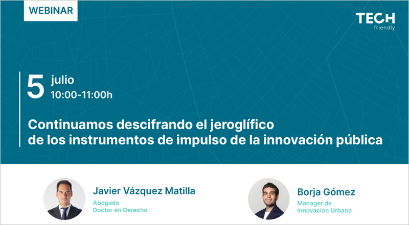 webinar ‘Continuamos descifrando el jeroglífico de los instrumentos de impulso de la innovación pública’