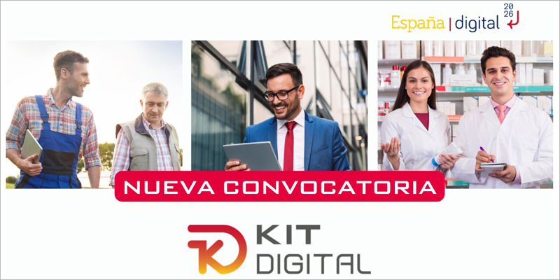 Nueva convocatoria de ayudas del programa Kit Digital con un presupuesto de 100 millones