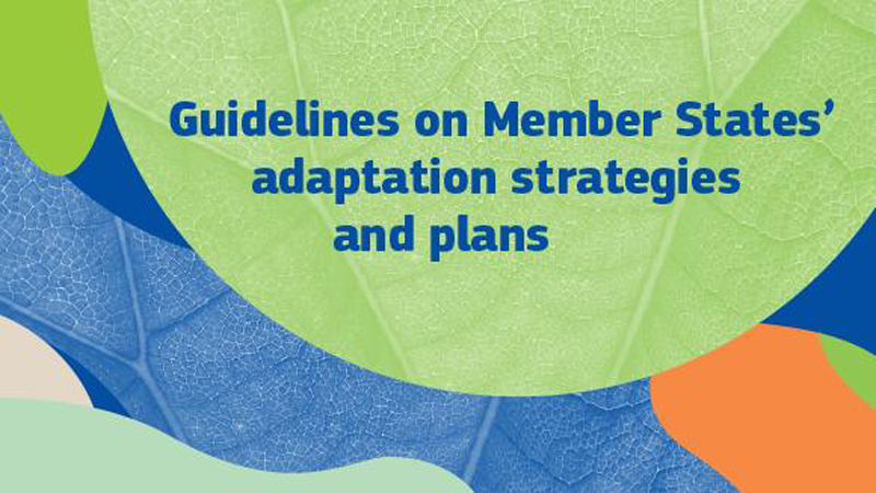 Directrices sobre estrategias y planes de adaptación al cambio climático para los Estados miembros de la UE