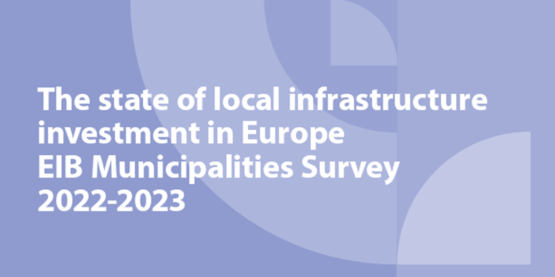 Una encuesta del BEI aborda las inversiones en transición digital y ecológica de los municipios de la UE