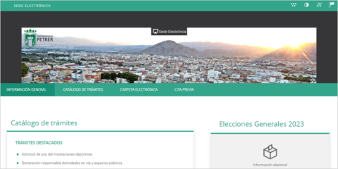 Los proyectos de carpeta ciudadana y ciberseguridad de Petrer se implantarán este año