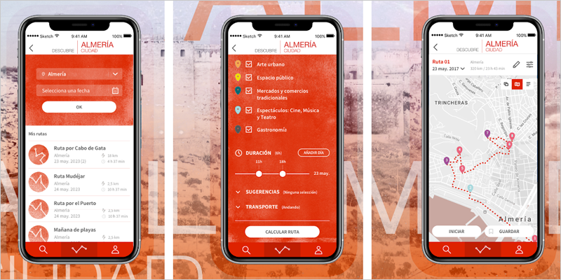 La app Descubre Almería ofrece información sobre los puntos turísticos, eventos y rutas de la ciudad