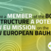 Convocatoria de expertos para estructurar una potencial misión de la Nueva Bauhaus Europea