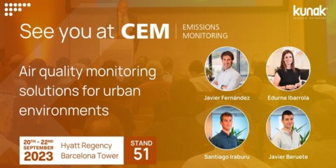 Kunak expondrá sus soluciones de monitorización ambiental en la conferencia CEM 2023