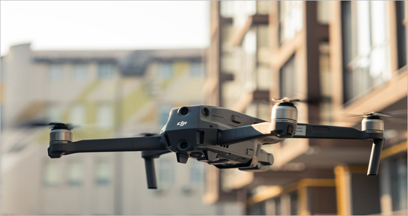 drones en el espacio aéreo urbano