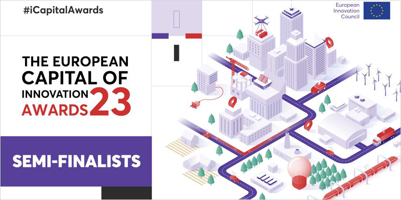Un total de 12 ciudades pasan a la semifinal de los premios Capital Europea de la Innovación 2023