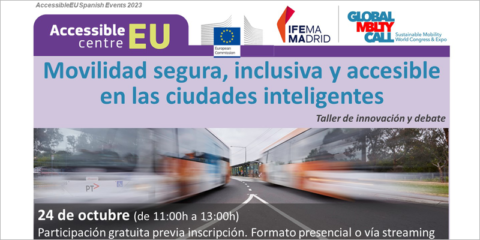 AccessibleEU organiza una jornada sobre movilidad urbana inclusiva y accesible en Global Mobility Call