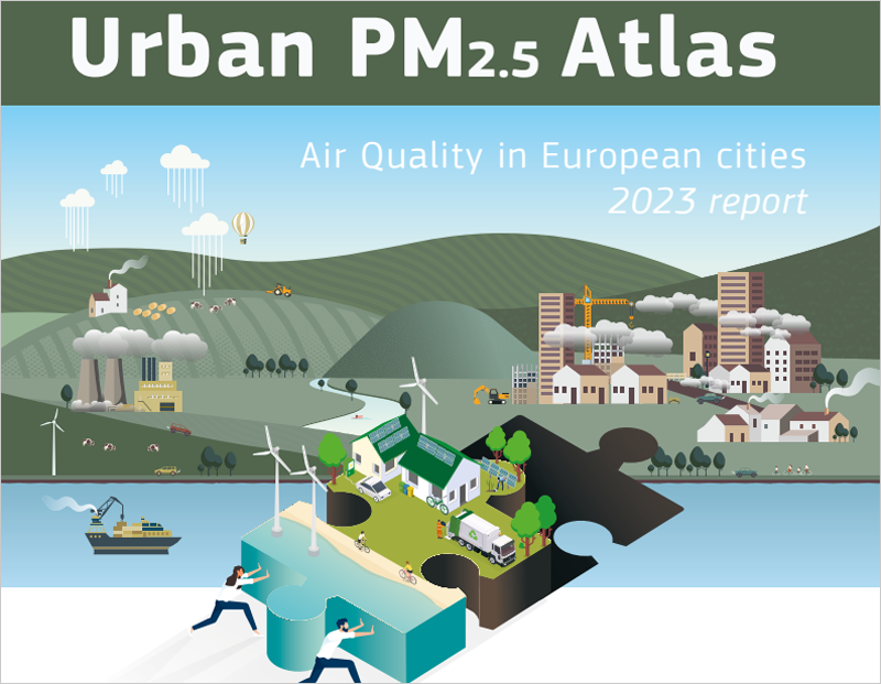 informe ‘Atlas Urbano PM2.5. Calidad del aire en las ciudades europeas’