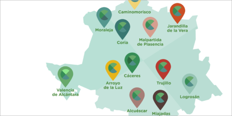 Los nuevos Centros Circular FAB de Cáceres continuarán impulsando la digitalización en el medio rural