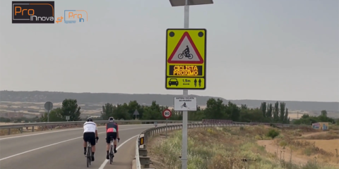 Sistema de detección y alerta de ciclistas en ruta de PROIN