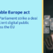 Acuerdo entre el Consejo Europeo y el Parlamento relativo a la Ley sobre la Europa Interoperable