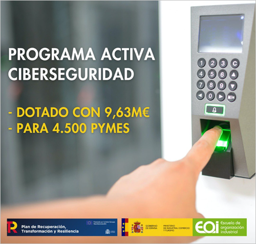 convocatoria de ayudas del Programa Activa Ciberseguridad