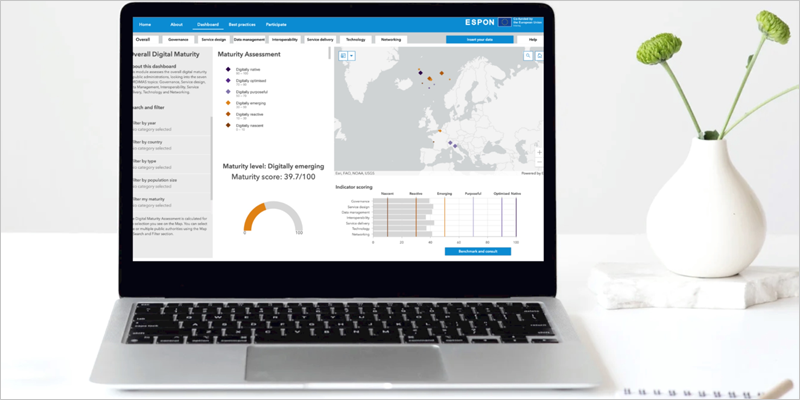 Lordimas, la herramienta interactiva que permitirá evaluar la madurez digital de regiones y ciudades de Europa
