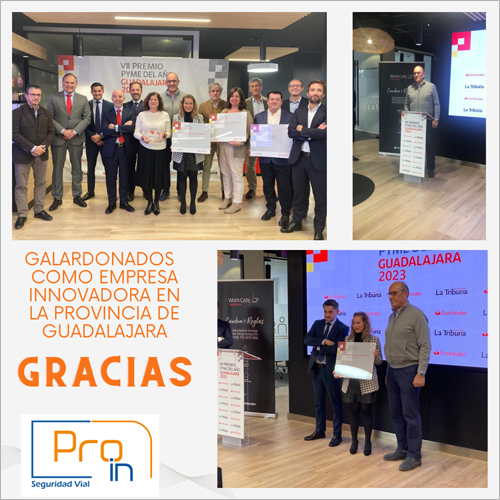 PROIN, ganadora de la categoría de digitalización e innovación en el Premio Pyme del Año de la provincia de Guadalajara