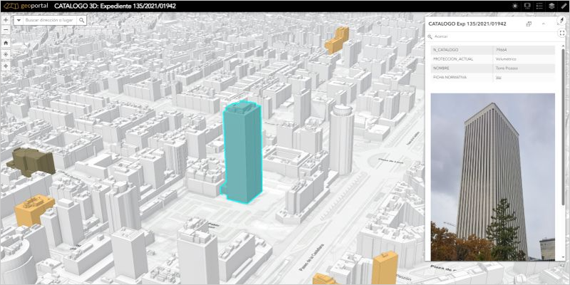 Los edificios de Madrid catalogados como protegidos se pueden consultar en un visor 3D