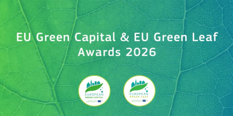 Abierta la convocatoria de 2026 de los premios Capital Verde Europea y European Green Leaf